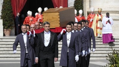 Poor and powerful pray for eternal repose of a pope 'with an open heart'