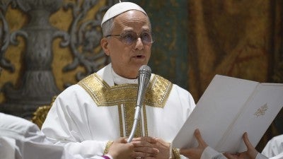 New pope calls for Christian witness in world that finds faith 'absurd'