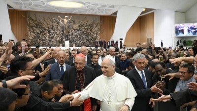 Diversity is cause for strength, not division, pope tells Rome clergy