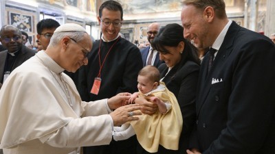 Church must support concrete pro-family policies, pope says