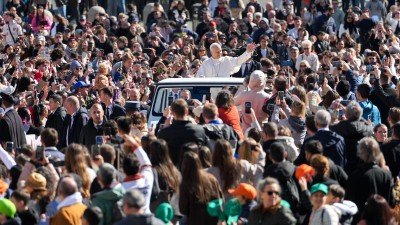 Communion of faithful, not just clergy, shares role in safeguarding faith, pope says