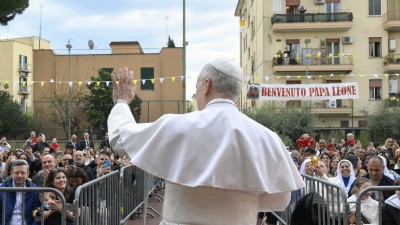 God's name can never be used to justify 'absurd' pursuit of war, pope says