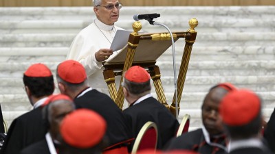 Pope Leo tells cardinals war is 'never blessed by God'