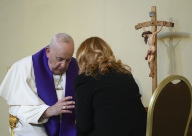 A heart filled with scorn, vain presumption is a path to perdition, pope says