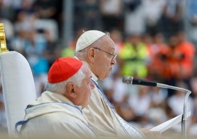 Take leap of faith and dare to love your family, those in need, pope says