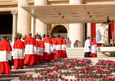 Creating cardinals from 16 nations, pope asks them to join church 'symphony'