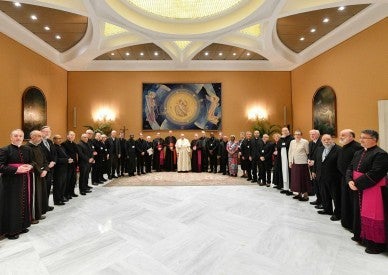 Pope asks theologians to help 'de-masculinize' the church