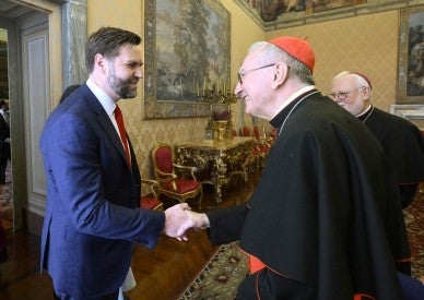 Religious freedom, migration on agenda as Vance meets Cardinal Parolin