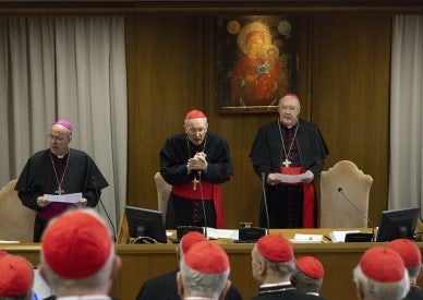 Cardinals choose prelates to offer reflections on church, future pope