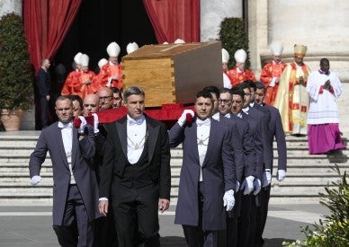 Poor and powerful pray for eternal repose of a pope 'with an open heart'