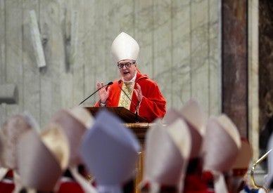 Cardinal asks electors to be shaped by Spirit before voting for pope