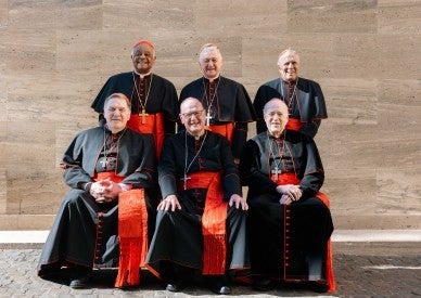 U.S. cardinals receive sendoff before conclave