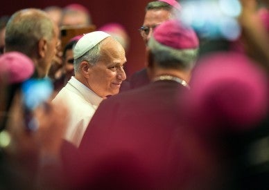 Bishops live simply, guiding their flock through life's joys, trials with hope, Pope Leo says