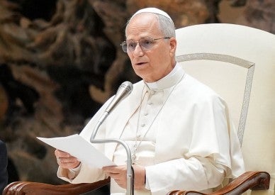 Hope is knowing that God is near and that love will win, pope says