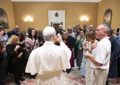 US pilgrims at Jubilee of Catechists have private audience with pope