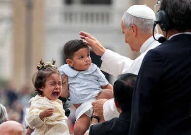 The risen Christ brings joy, hope along life's journey, pope says