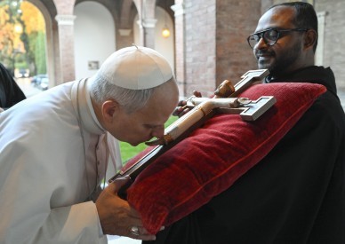 Churches should be joyful places of sharing gift of faith, pope says