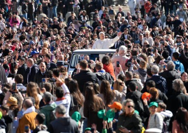 Communion of faithful, not just clergy, shares role in safeguarding faith, pope says