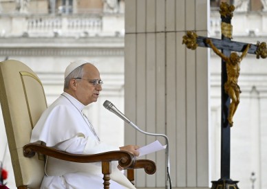 The Church must speak clearly, decisively against all evil, pope says 