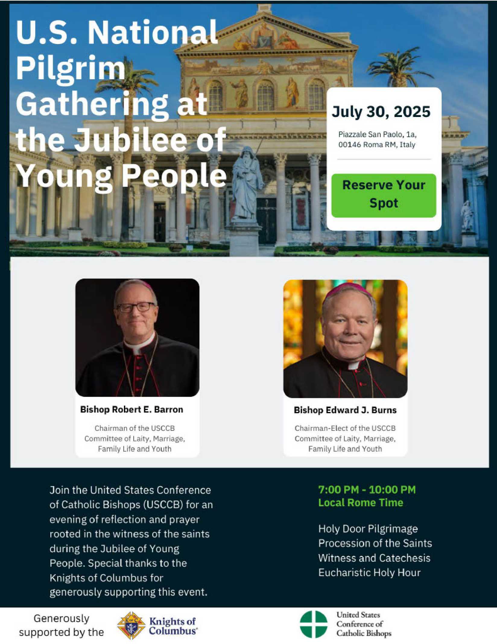 USA National Jubilee Pilgrim Gathering