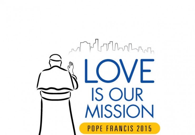 Love is Our Mission - Papal Visit 2015 Logo