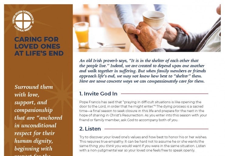 Thumbnail of first page of Caring for Loved Ones at Life's End