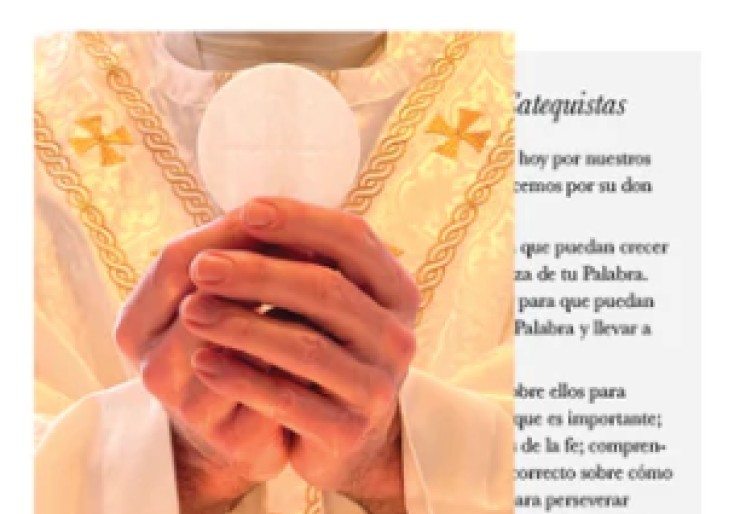 Prayer for Catechists Cover Spanish