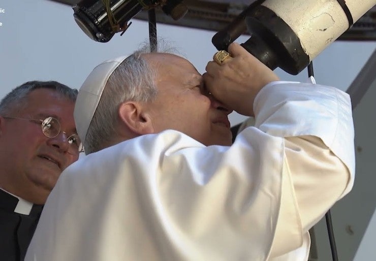 Pope Leo marks moon landing anniversary