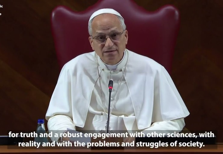 Pope Leo calls for academic excellence in the church