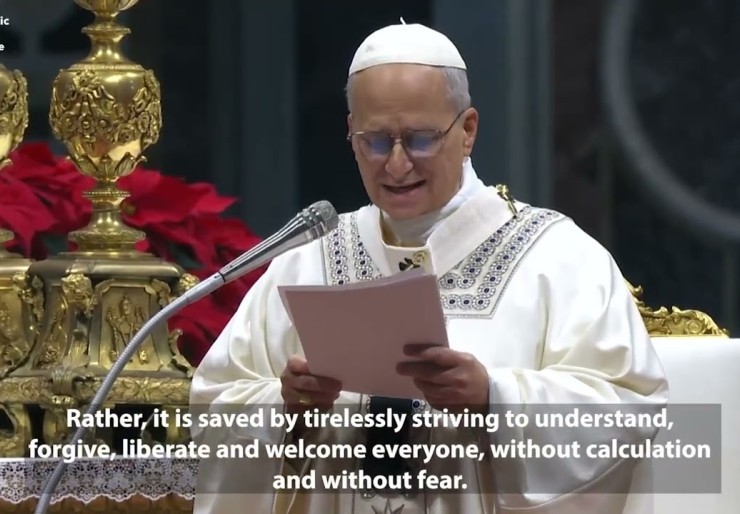 Pope Leo welcomes 2026 with a call for peace