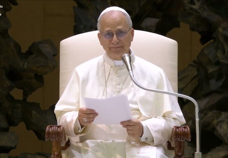 Pope Leo: God won't give up on you