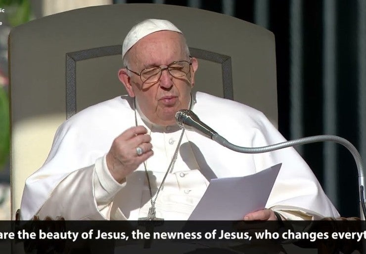 Pope: Has Jesus changed your life?