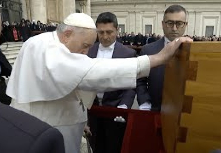 Pope Francis presides over Benedict XVI's funeral
