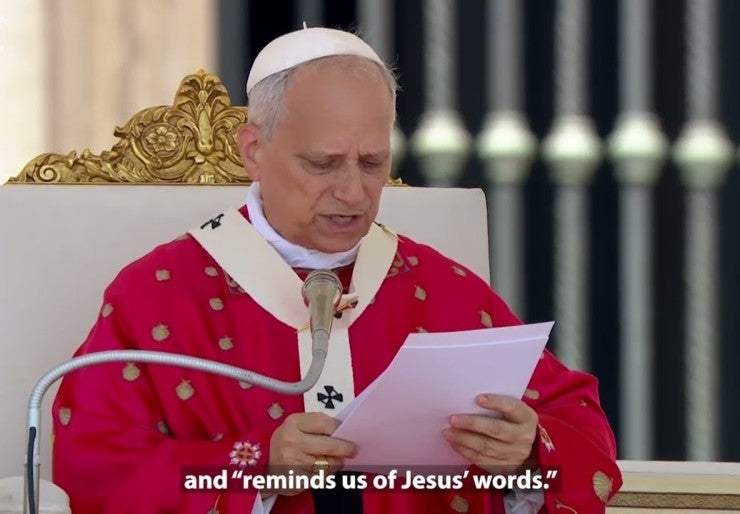 Pope Leo: Holy Spirit opens borders