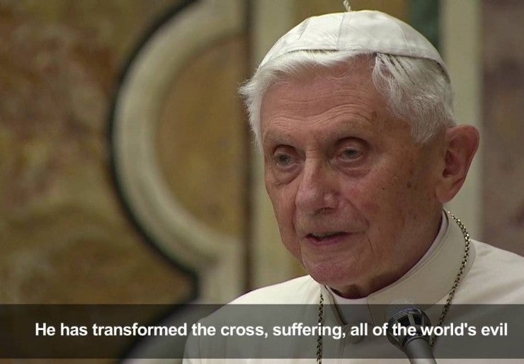 Honoring Pope Benedict