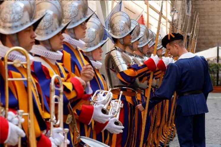 Swiss Guard inspection