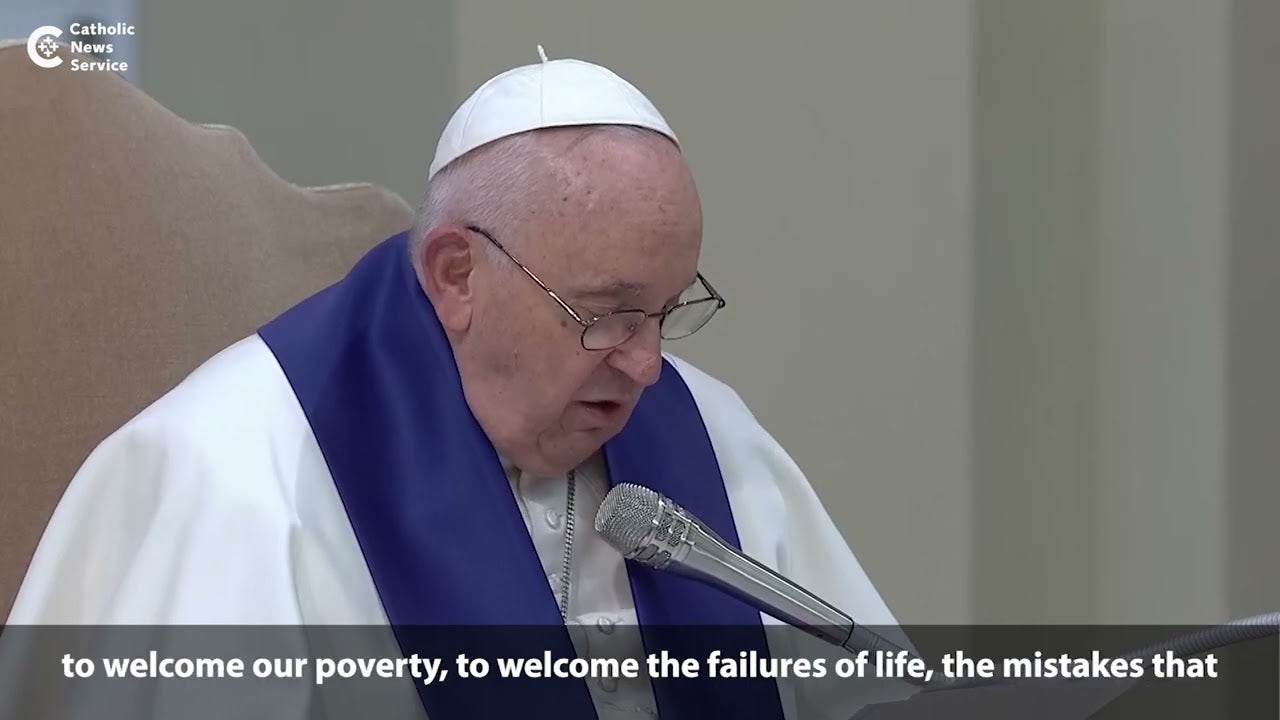 Pope leads Lenten penance service in Rome