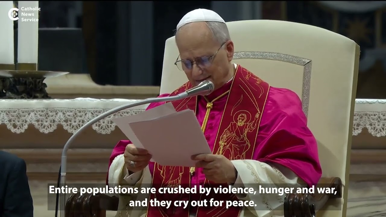 Pope: Bring peace to those to suffer