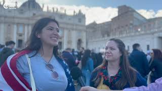 U.S. pilgrims wait for new pope