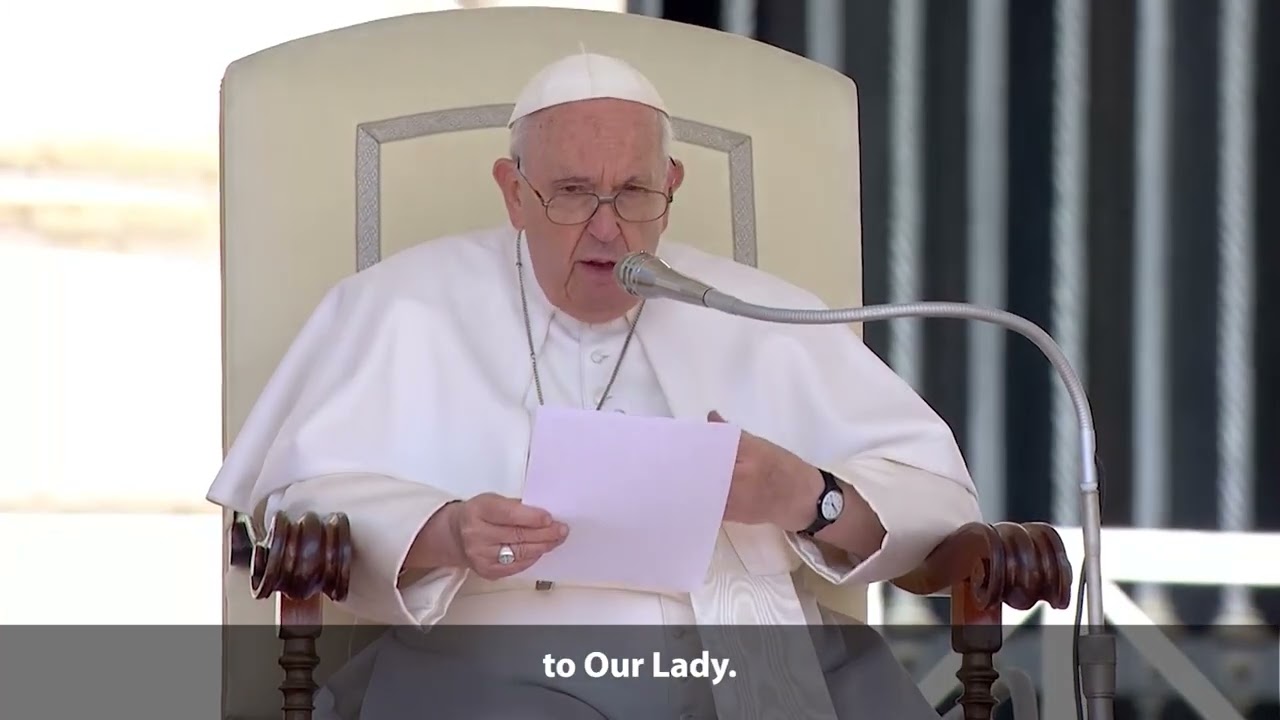 Pope: Pray to Mary for peace in Ukraine